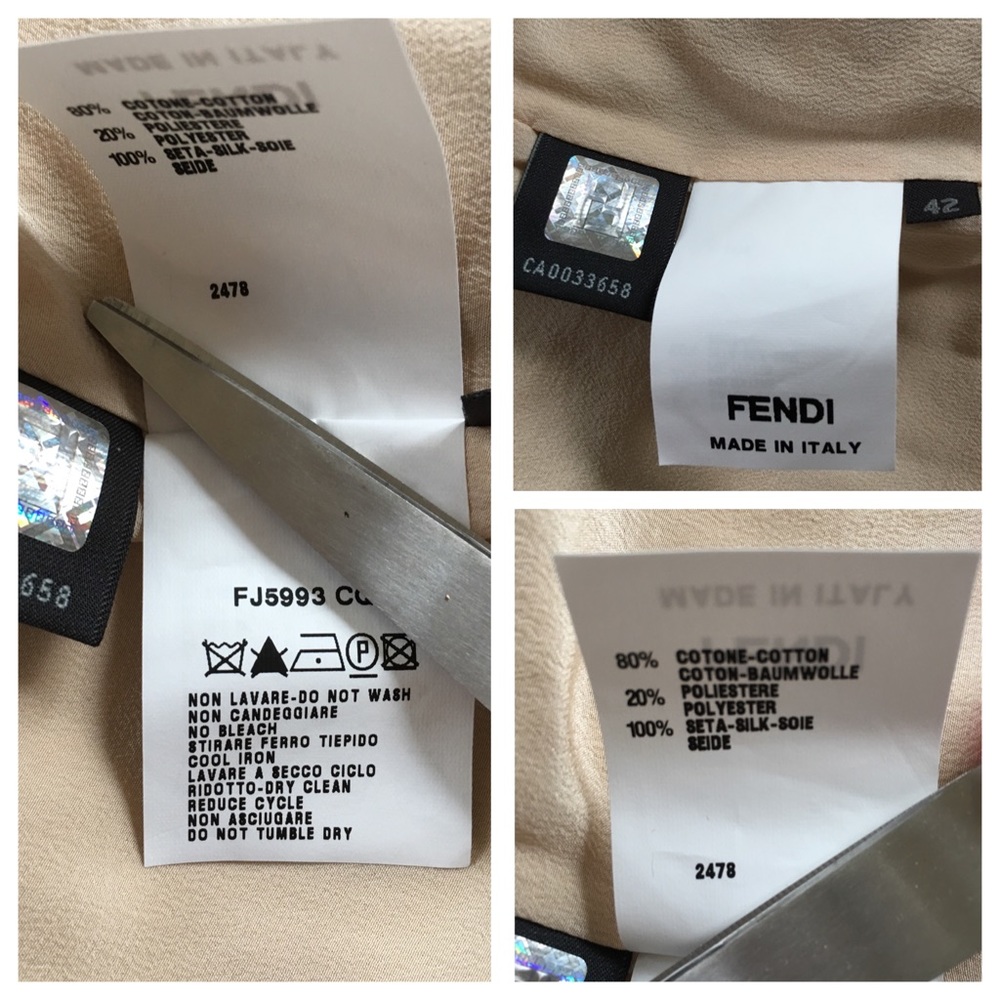 Fendi Stretch Cotton Short Sleeve Db Jacket - image 5